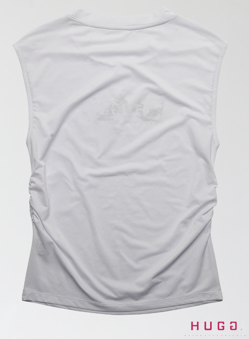 허그플로라 슬리브리스 나시티셔츠  - WHITE(한정특가판매)